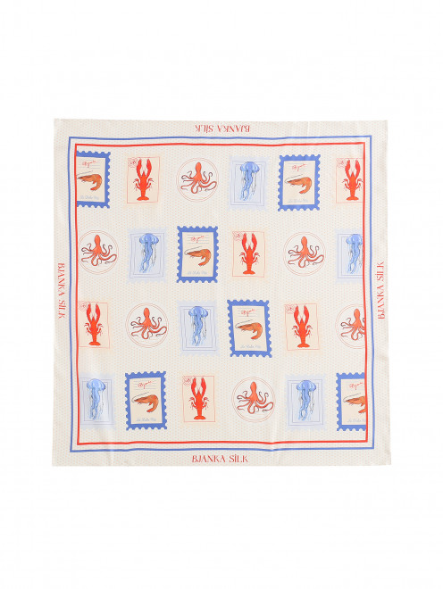 Платок "Письма с Капри" Bjanka silk - Общий вид