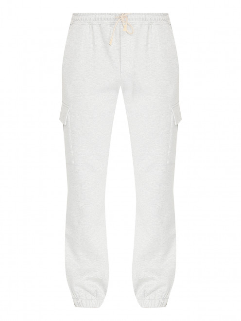Трикотажные брюки из хлопка с накладными карманами Eleventy - Общий вид