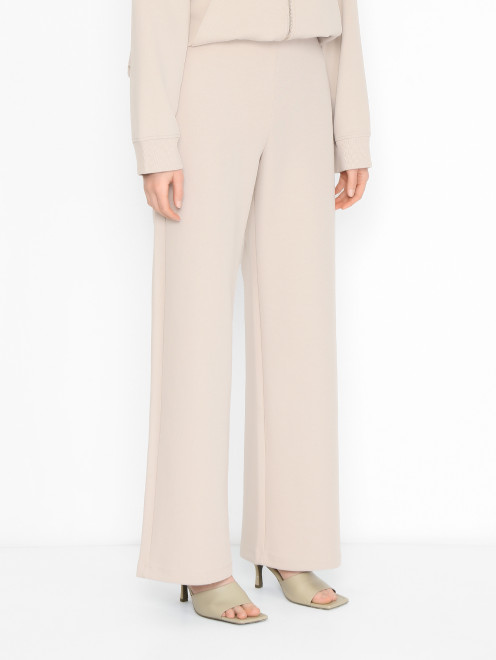 Трикотажные брюки на резинке Max Mara - МодельВерхНиз