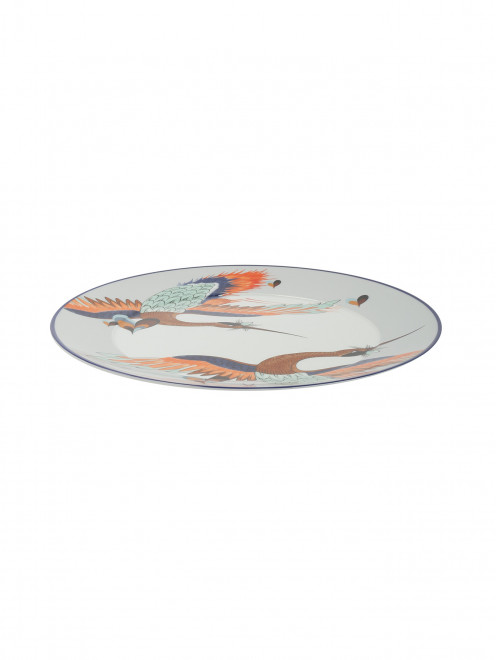 Тарелка обеденная из фарфора с узором Meissen - Общий вид