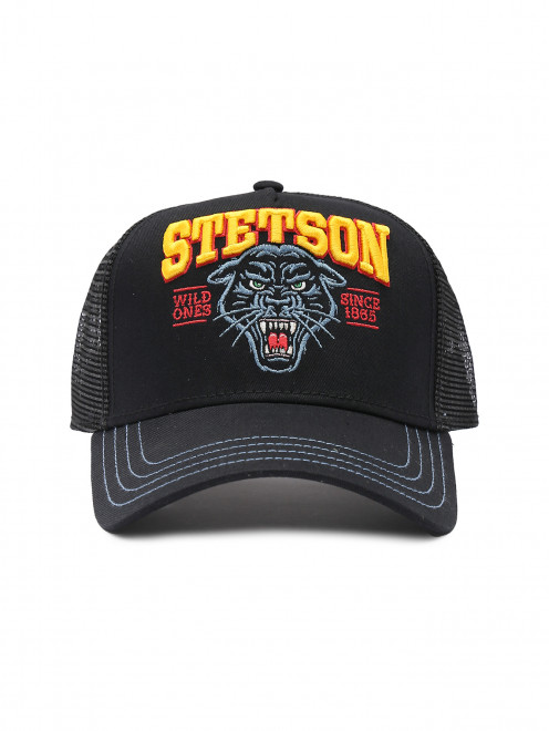 Кепка из хлопка с вышивкой Stetson - Общий вид