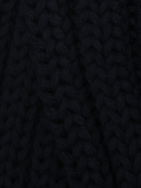 Однотонный шерстяной шарф Catya - Деталь1