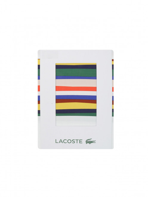 Пододеяльник из хлопка с узором полоска Lacoste - Обтравка1