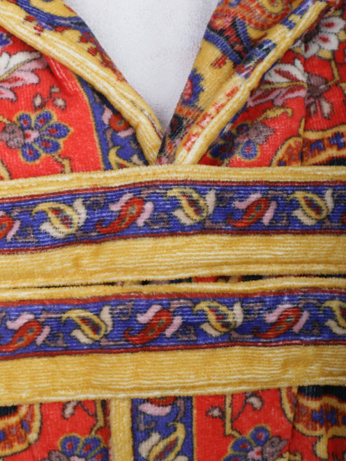 Банный халат с узором Etro - Деталь