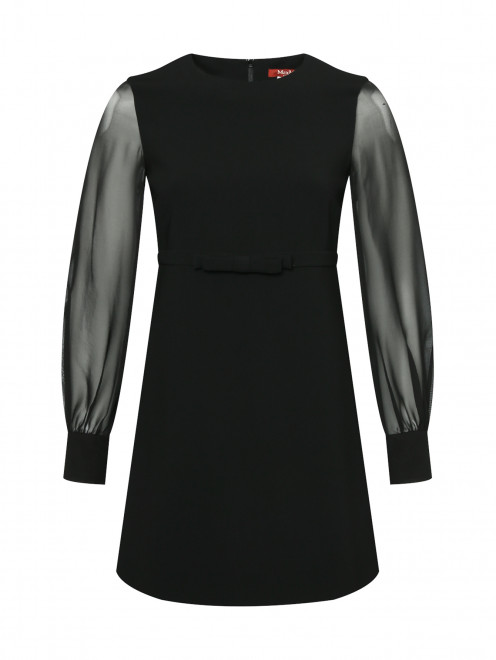 Платье-мини с прозрачными рукавами Max Mara - Общий вид