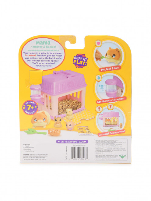 Игровой набор - хомячиха Little live pets - Обтравка1