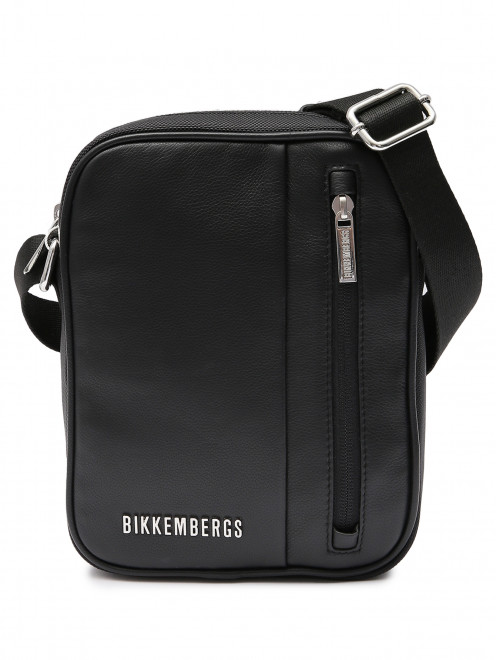 Кожаная сумка с логотипом Bikkembergs - Общий вид