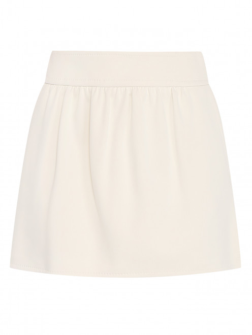 Однотонная юбка-мини с карманами Max Mara - Общий вид