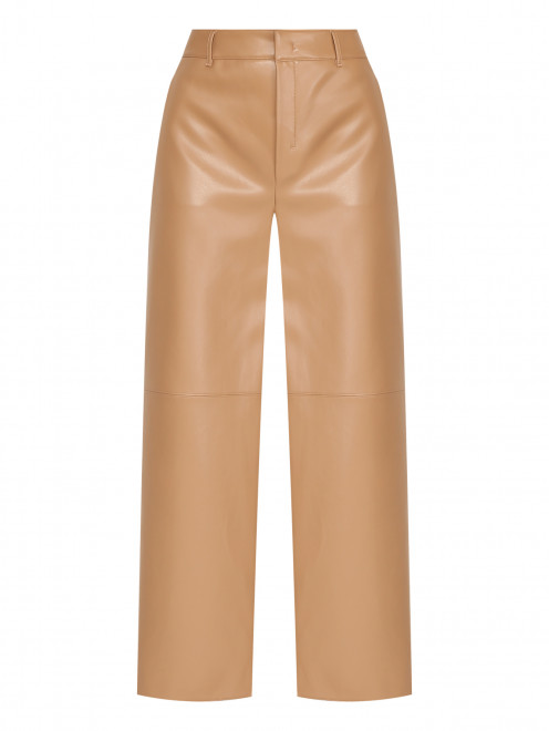 Широкие брюки из экокожи Max Mara - Общий вид