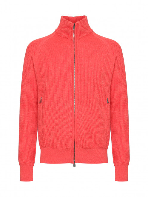 Кардиган из шерсти на молнии Piacenza Cashmere 1733 - Общий вид