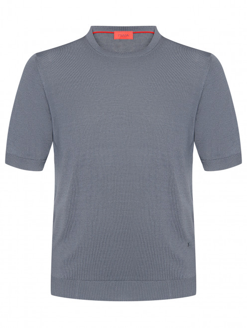 Трикотажная футболка из шелка Isaia - Общий вид