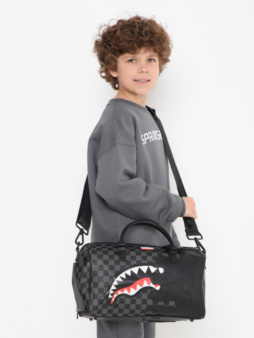 Спортивная сумка с узором Sprayground - МодельВерхНиз