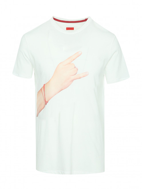 Комплект из 4-х футболок с принтом Isaia - Общий вид