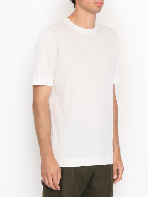 Базовая футболка из хлопка Gran Sasso - МодельВерхНиз