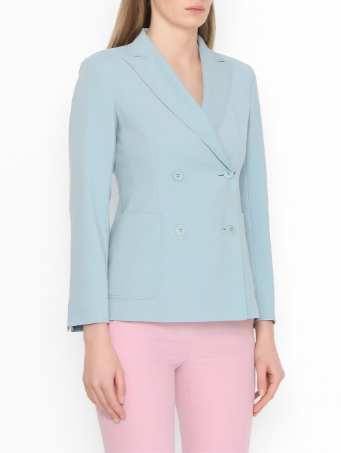 Двубортный жакет из шерсти Weekend Max Mara - МодельВерхНиз