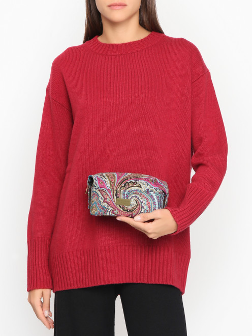 Косметичка с узором пейсли Etro - МодельОбщийВид