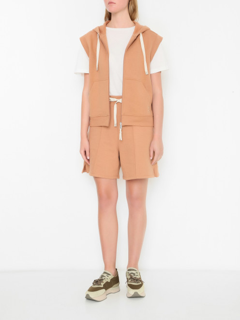 Комбинированные кроссовки с логотипом Weekend Max Mara - МодельОбщийВид