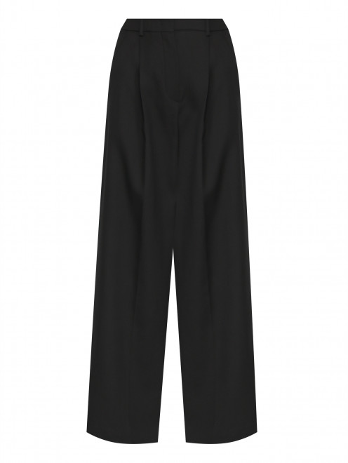 Брюки с защипами из хлопка Sportmax - Общий вид