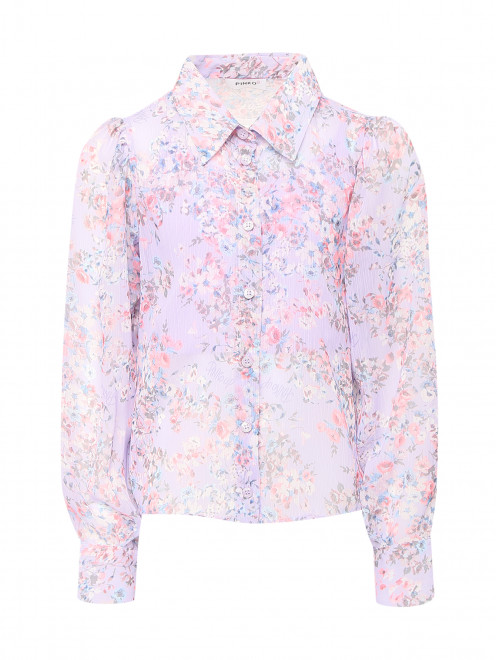Блуза с цветочным узором