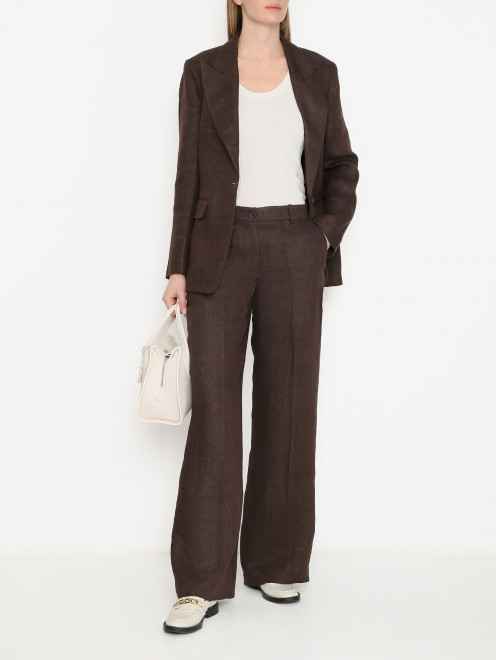 Трикотажный топ с круглым вырезом Weekend Max Mara - МодельОбщийВид