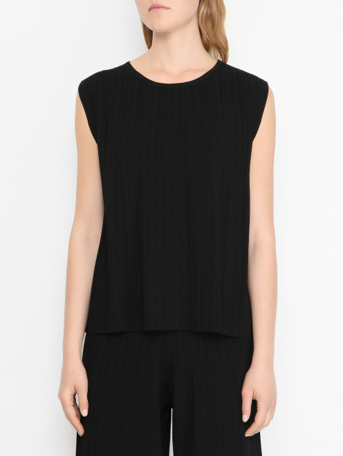 Трикотажный топ без рукавов Weekend Max Mara - МодельВерхНиз