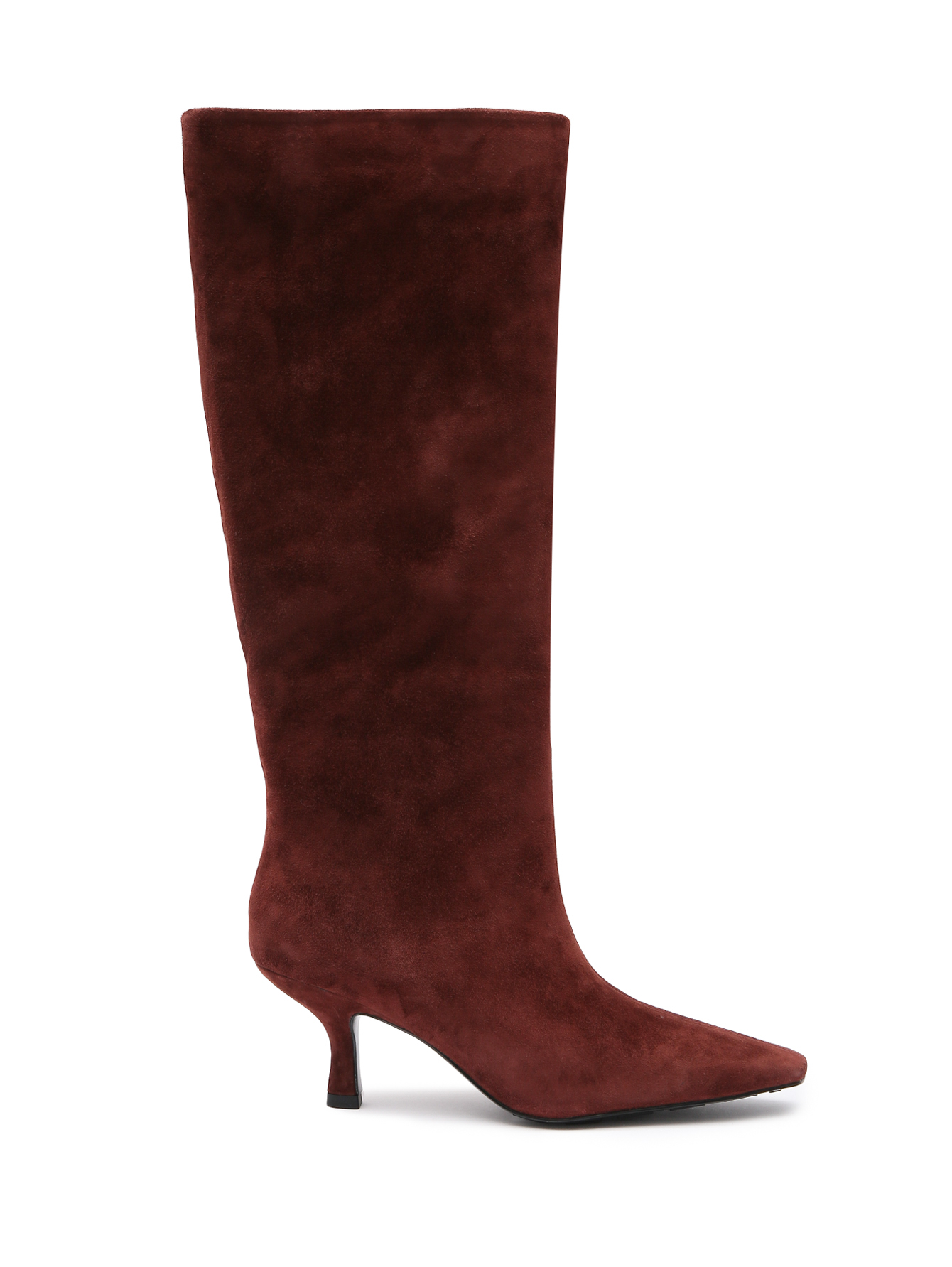 Сапоги из замши