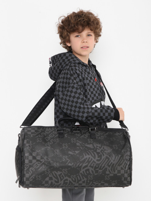 Дорожная сумка с узором Sprayground - МодельВерхНиз