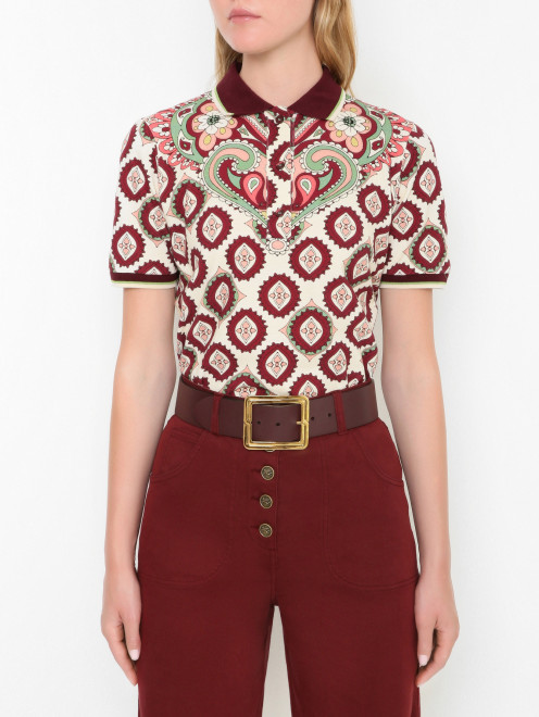 Ремень из кожи Etro - МодельОбщийВид
