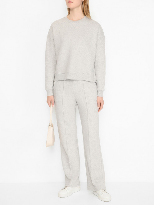 Трикотажные брюки со стрелками Weekend Max Mara - МодельОбщийВид