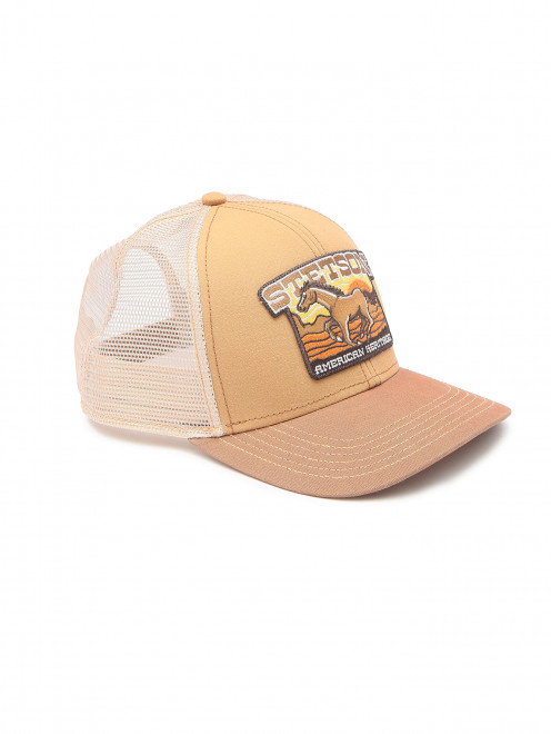 Бейсболка из хлопка вышивкой Stetson - Общий вид