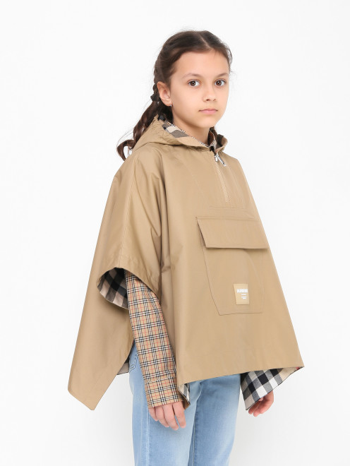 Куртка-пончо с карманом Burberry - МодельВерхНиз