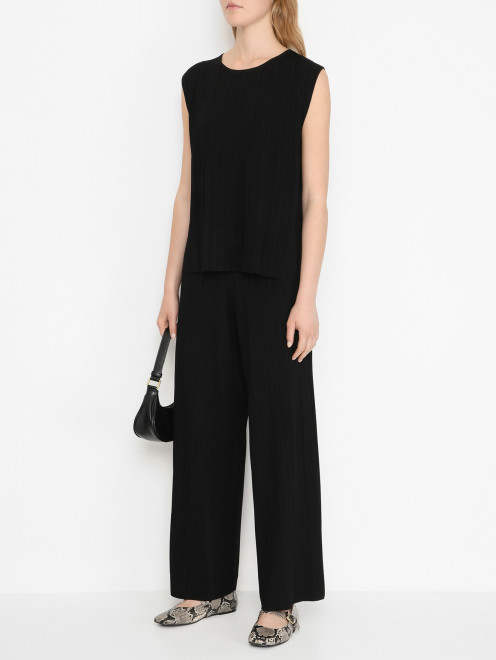 Трикотажные брюки-кюлоты Weekend Max Mara - МодельОбщийВид