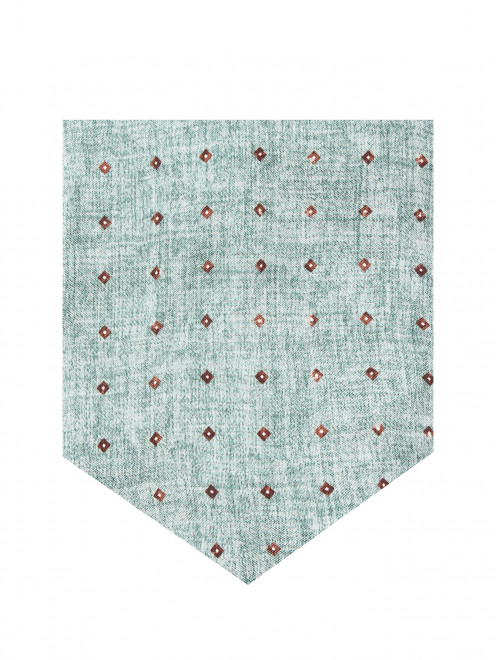 Шейный платок из шелка с узором