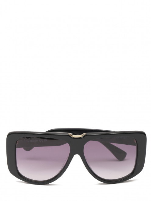 Солнцезащитные очки в черной оправе Max Mara - Общий вид