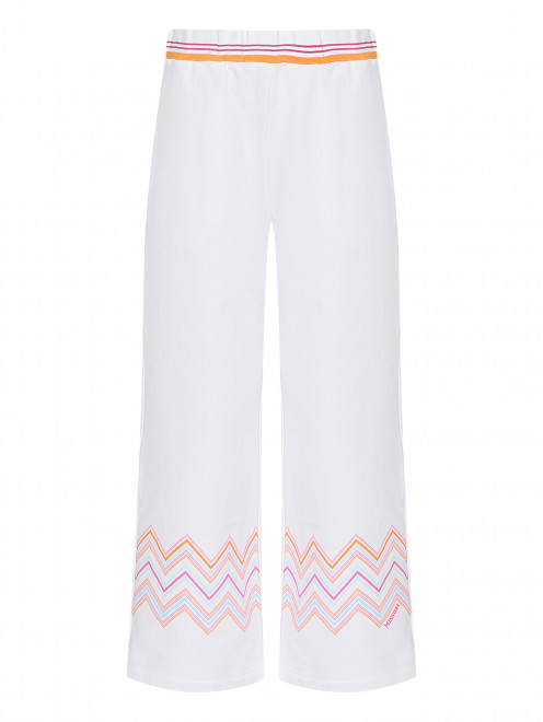 Брюки из хлопка на резинке Missoni - Общий вид