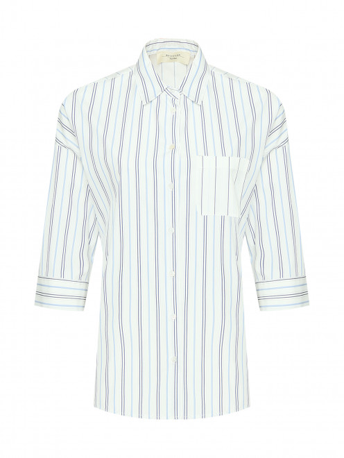 Рубашка из хлопка с накладным карманом Weekend Max Mara - Общий вид