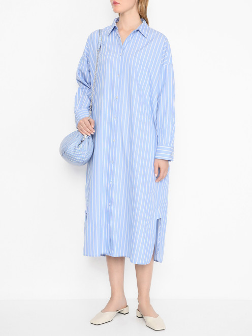 Платье-рубашка из хлопка Weekend Max Mara - МодельОбщийВид