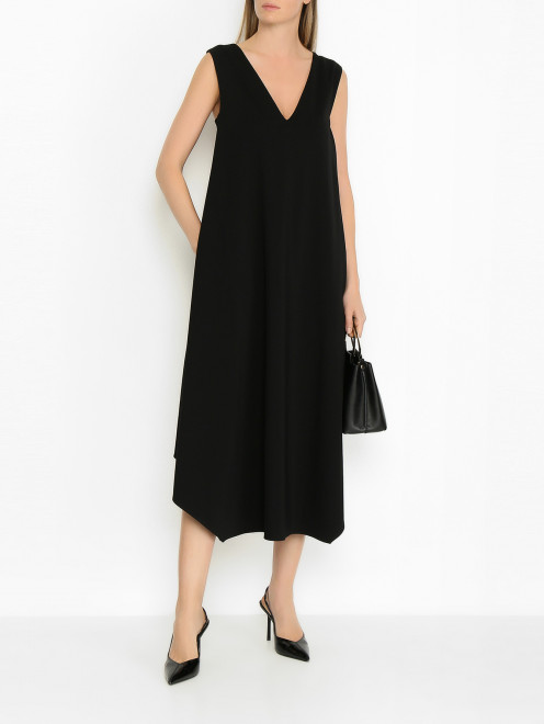 Платье с V-образным вырезом Sportmax - МодельОбщийВид