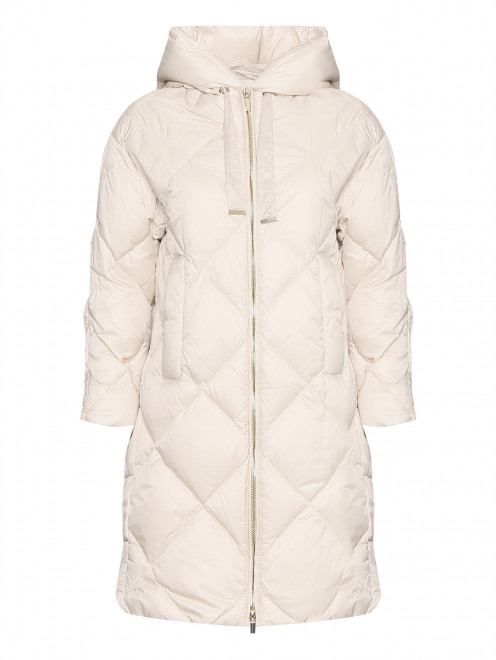 Однотонная стеганая куртка на молнии Max Mara - Общий вид