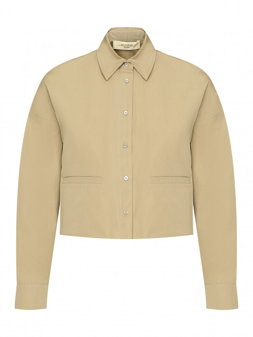 Укороченная рубашка с карманами Weekend Max Mara - Общий вид