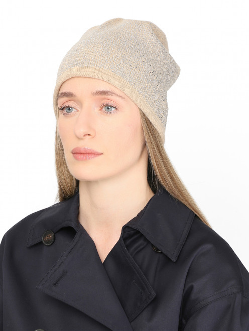 Шапка из кашемира со стразами Max Mara - МодельОбщийВид