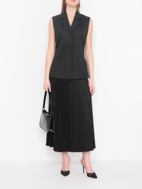 Юбка в плиссировку Helmut Lang - МодельОбщийВид