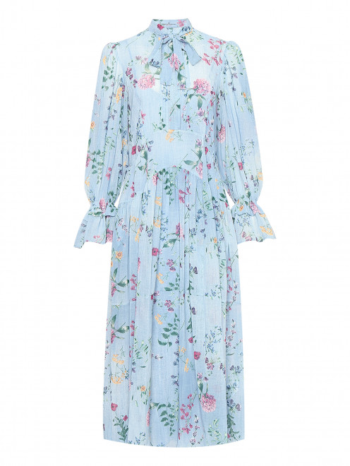 Платье-миди с цветочным узором Ermanno Scervino - Общий вид