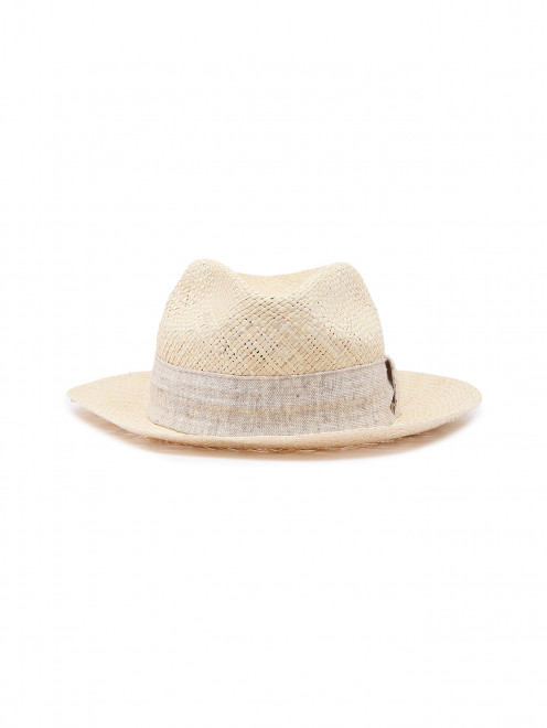 Однотонная шляпа из соломы Eleventy - Общий вид