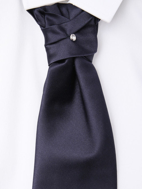 Широкий галстук из шелка ROSI Collection - МодельОбщийВид