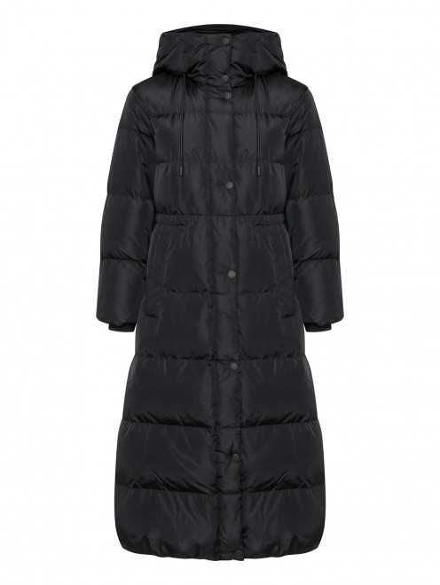 Длинный пуховик с капюшоном Weekend Max Mara - Общий вид