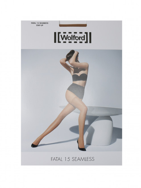 Чулки телесные, 15den Wolford - Общий вид