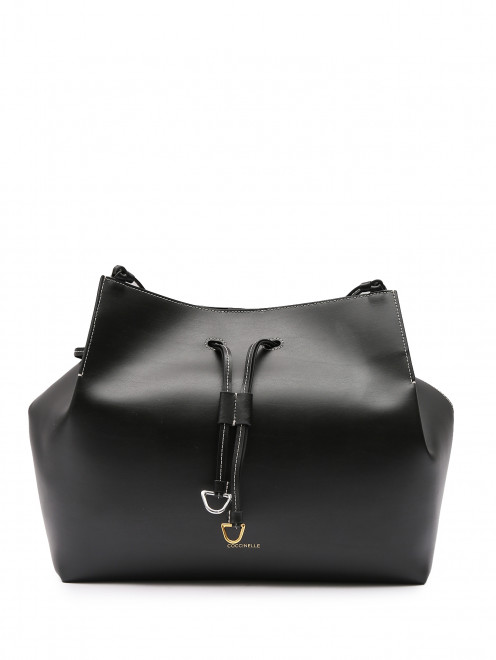 Вместительная сумка из гладкой кожи Coccinelle - Общий вид