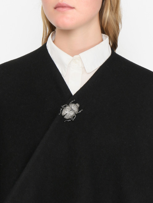 Брошь декорированная стразами Max Mara - МодельОбщийВид