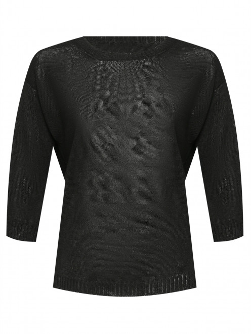 Джемпер из льна с короткими рукавами Weekend Max Mara - Общий вид